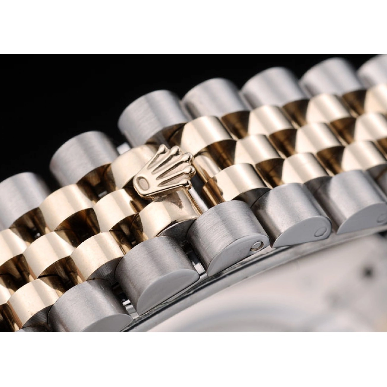 AAA Replica Watches Gold Steel 41978 Rolex Ribbed Goldish DateJust Dial Stainless Bezel 0608